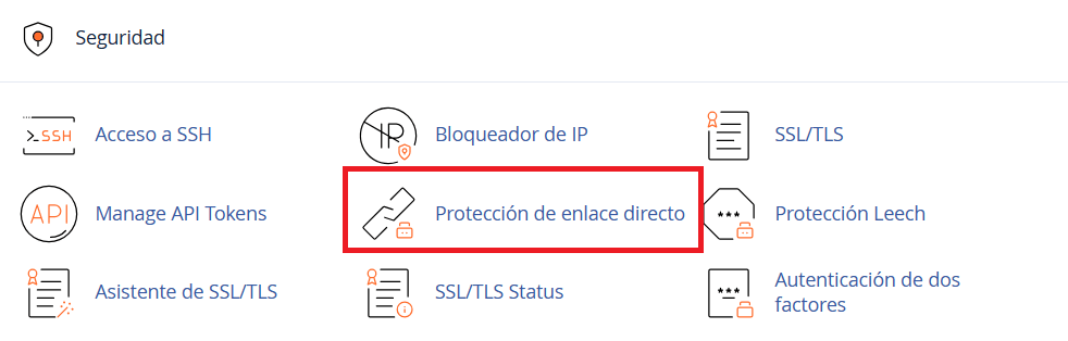 proteccio enlace directo