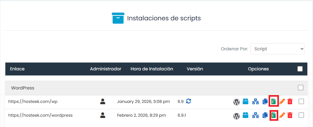 Icono de copias de seguridad