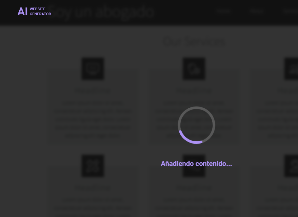 IA trabajando