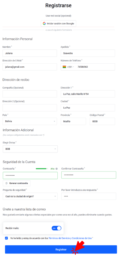 registro